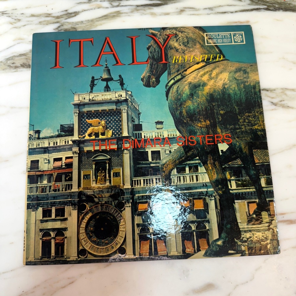Vintage Italy Revisited LP The Di Mara Sisters Roulette Records